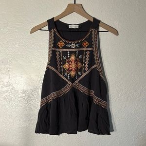 Coco + Jaimeson Gray patterned tank top